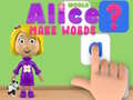 Játék World of Alice Make Words