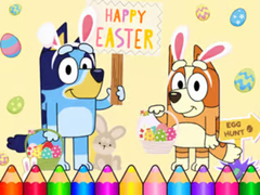 Játék Coloring Book: Bluey Happy Easter