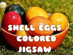 Játék Shell Eggs Colored Jigsaw