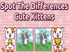 Játék Spot the Differences Cute Kittens