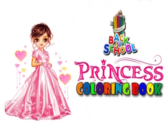 Játék Back To School Princess Coloring Book