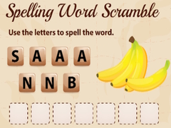 Játék Spelling Word Scramble