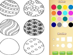 Játék Easter Eggs Coloring Book for Kids