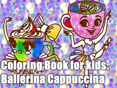 Játék Coloring Book for kids: Ballerina Cappuccina 