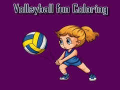 Játék Volleyball Fun Coloring