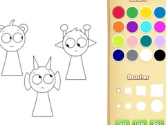 Játék Sprunki Coloring Pages