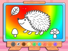 Játék Coloring Book: Hedgehog