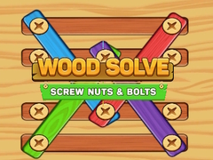 Játék Screw Nuts Bolts Wood Solve