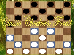 Játék Classic Checkers: Forest