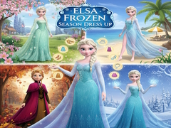 Játék Elsa Frozen Season Dress Up