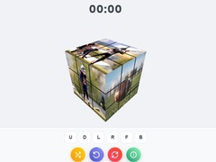 Játék Football Cube Puzzle