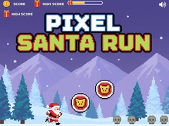 Játék Pixel Santa Run