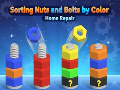 Játék Sorting Nuts and Bolts by Color: Home Repair